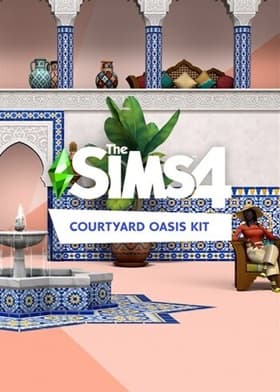 The Sims 4 Courtyard Oasis Kit DLC